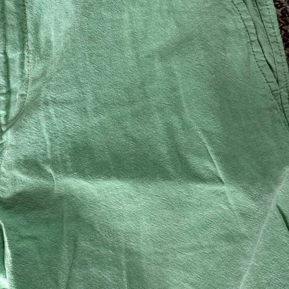Men’s 34 Tommy Hilfiger Green Flat Front Shorts - Picture 3 of 8